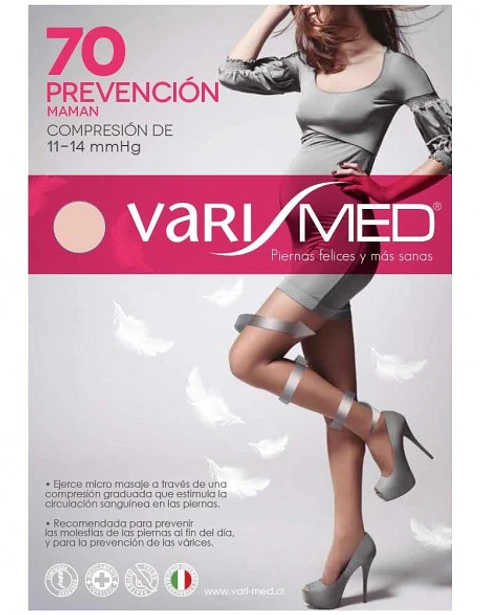 PANTYS MATERNAL 70 CON COMPRESIÓN GRADUADA 11-14 mmHg PUNTA CERRADA 
