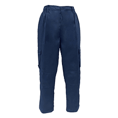 Pantalón Cargo Gabardina Cintura Elasticada