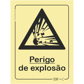 Sinal de Perigo, de Explosão