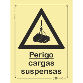 Sinal de Perigo, Cargas Suspensas