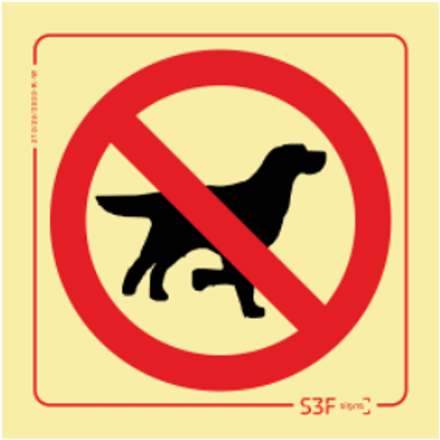 Sinal Proibido Entrar Animais