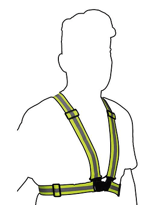 Tirantes Reflectores | Cor Amarelo | Tamanho único