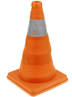 Cone de Sinalização Dobrável