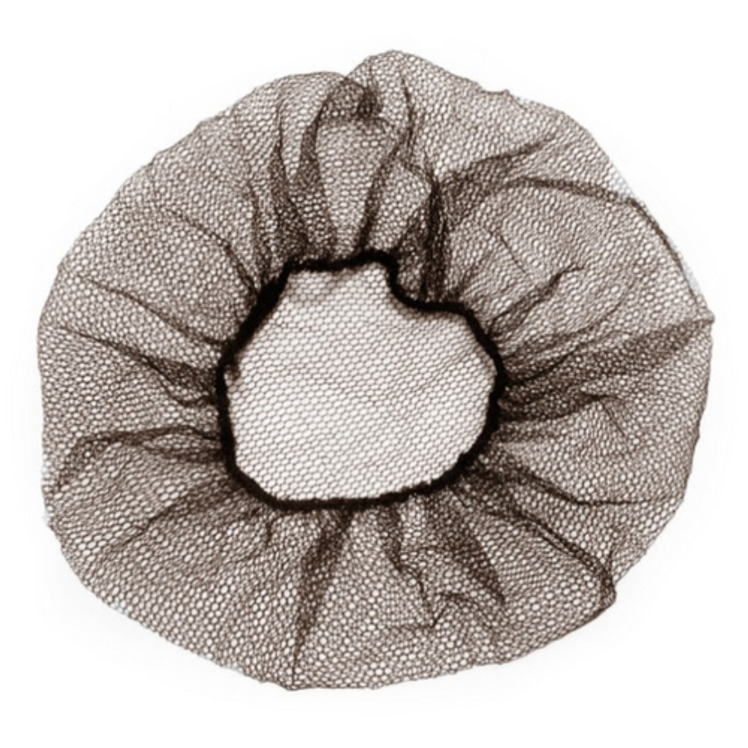 Touca Clip Em Nylon Castanho ( PacK de 100 Unidades ) 1