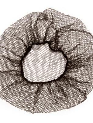 Touca Clip Em Nylon Castanho ( Pack de 100 Unidades )