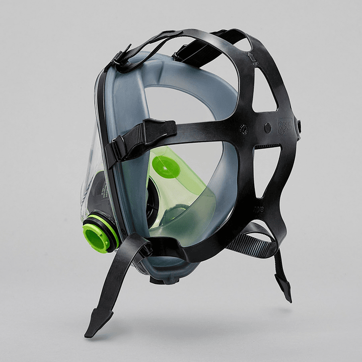 Máscara Facial Completa Em Borracha - BLS 2