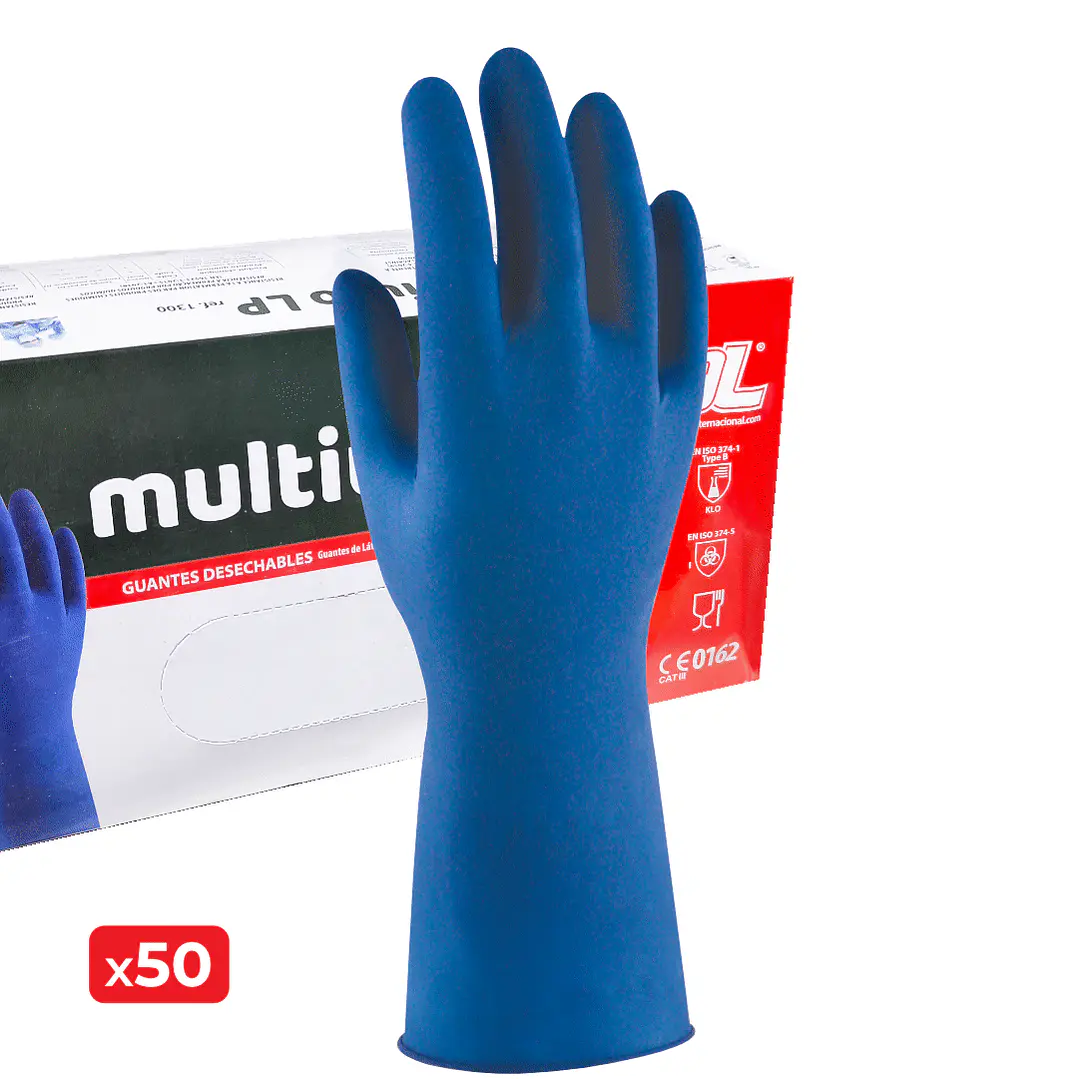 Luva Descartável Multiusos ( Caixa de 50 Unidades) 1