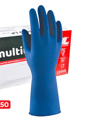 Luva Descartável Multiusos ( Caixa de 50 Unidades)