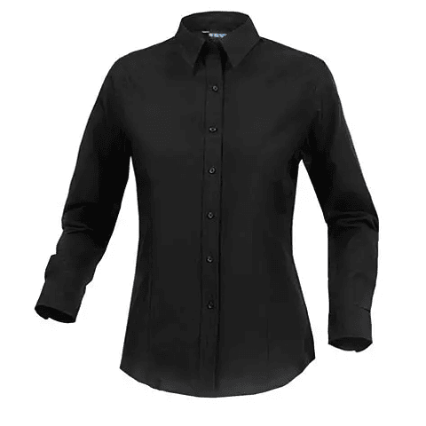 BLUSA OXFORD MANGA LARGA