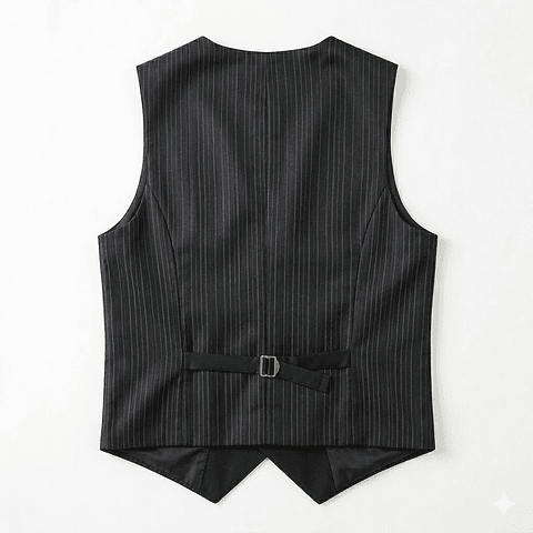 Chaleco Mozo  tela listada