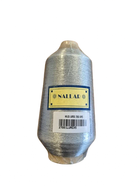 HILO LUREX ROLLO  PLATEADO 265 GRS.