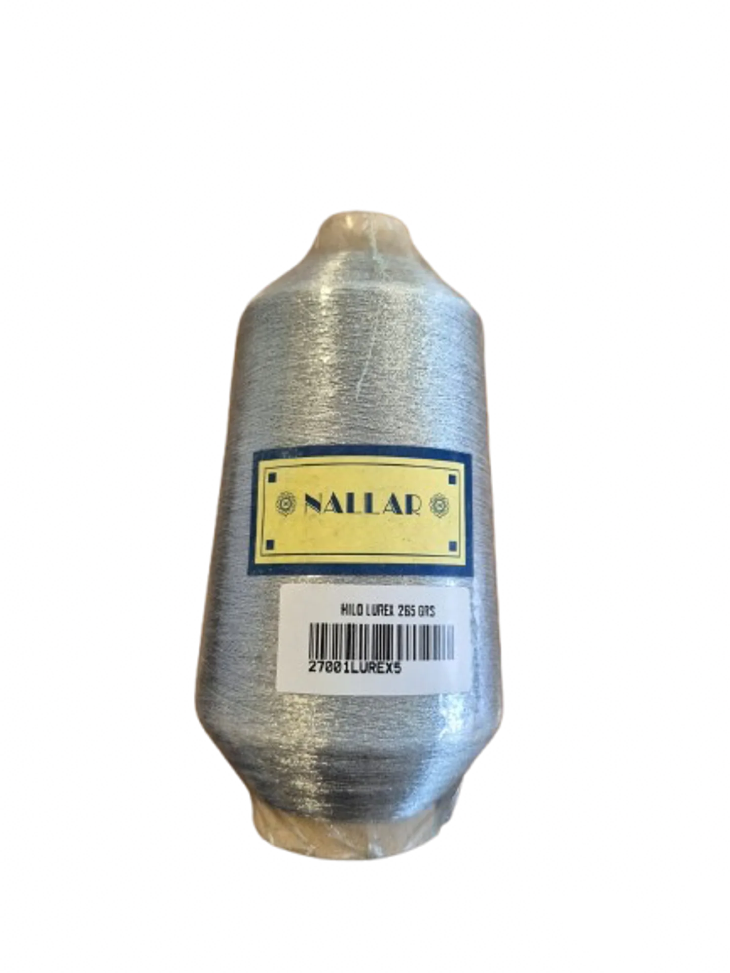 HILO LUREX ROLLO  PLATEADO 265 GRS. 1