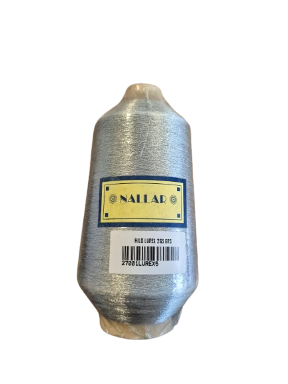 HILO LUREX ROLLO  PLATEADO 265 GRS. 1