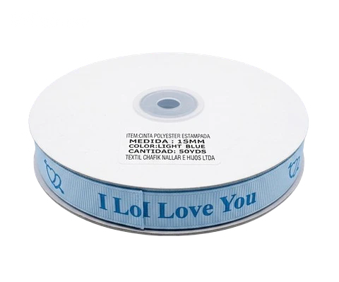 CINTA FALLA DECORATIVA 1,5 CM X 50 YARDAS