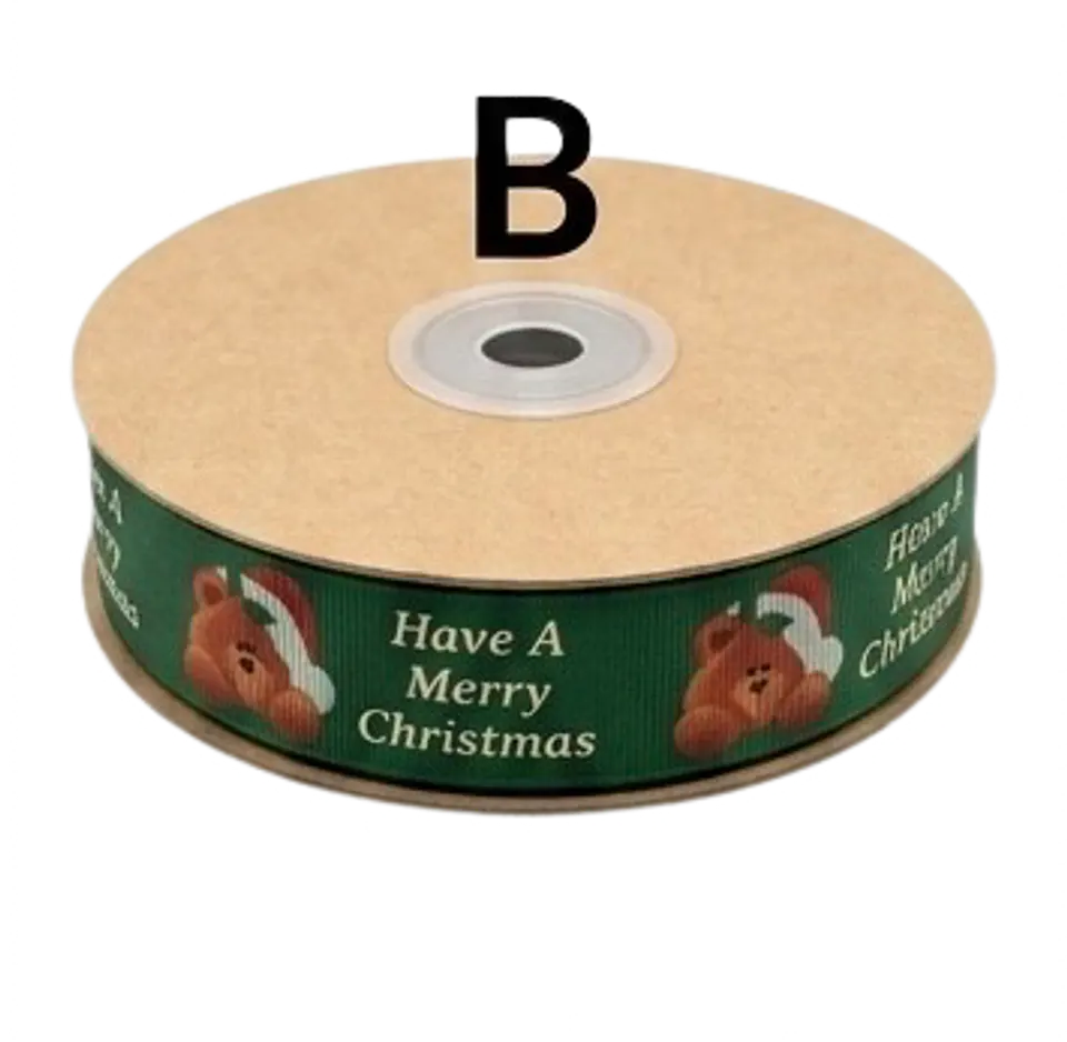 CINTA FALLA NAVIDAD 2,5 CM X 50 MTS. 2