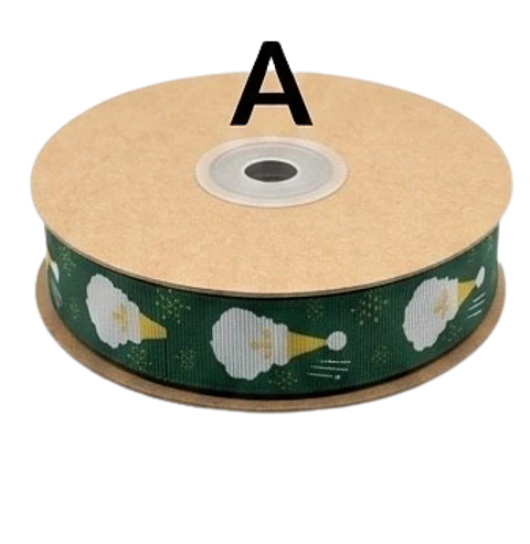 CINTA FALLA NAVIDAD 2,5 CM X 50 MTS.