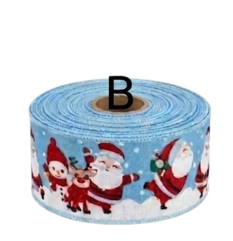 CINTA FALLA NAVIDAD 5,0 CM X 50 MTS.