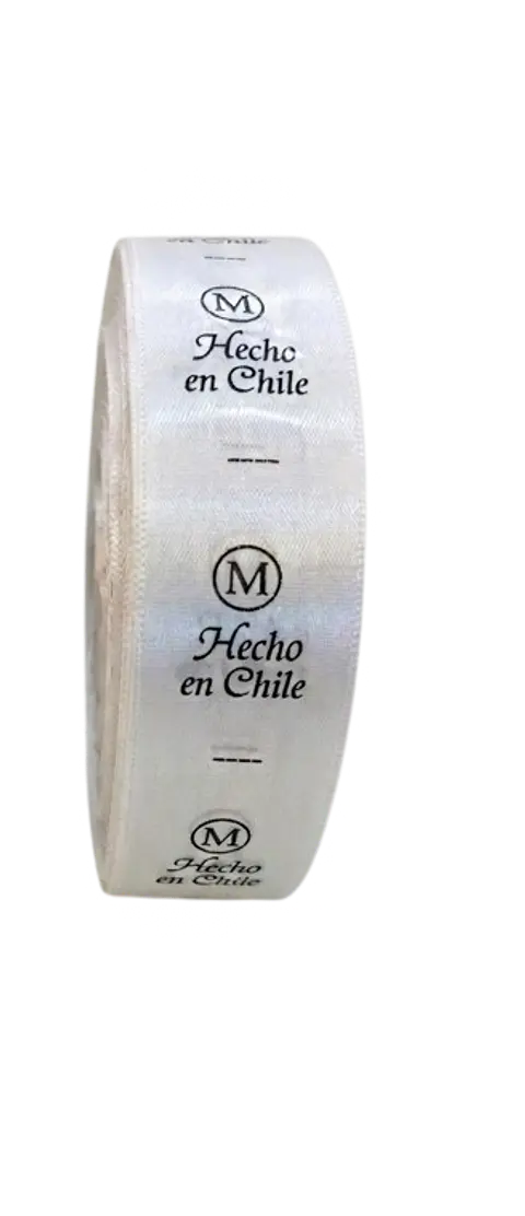  Etiquetas Hecho en Chile 100 MT