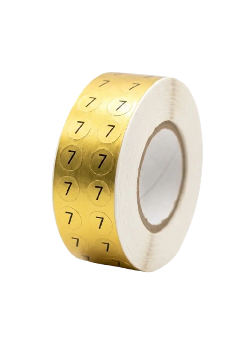 Etiquetas Adhesivas Doradas Circulares 10MM 1