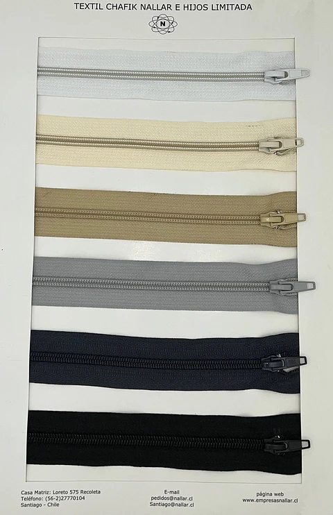 CIERRE NYLON N#5 30CM