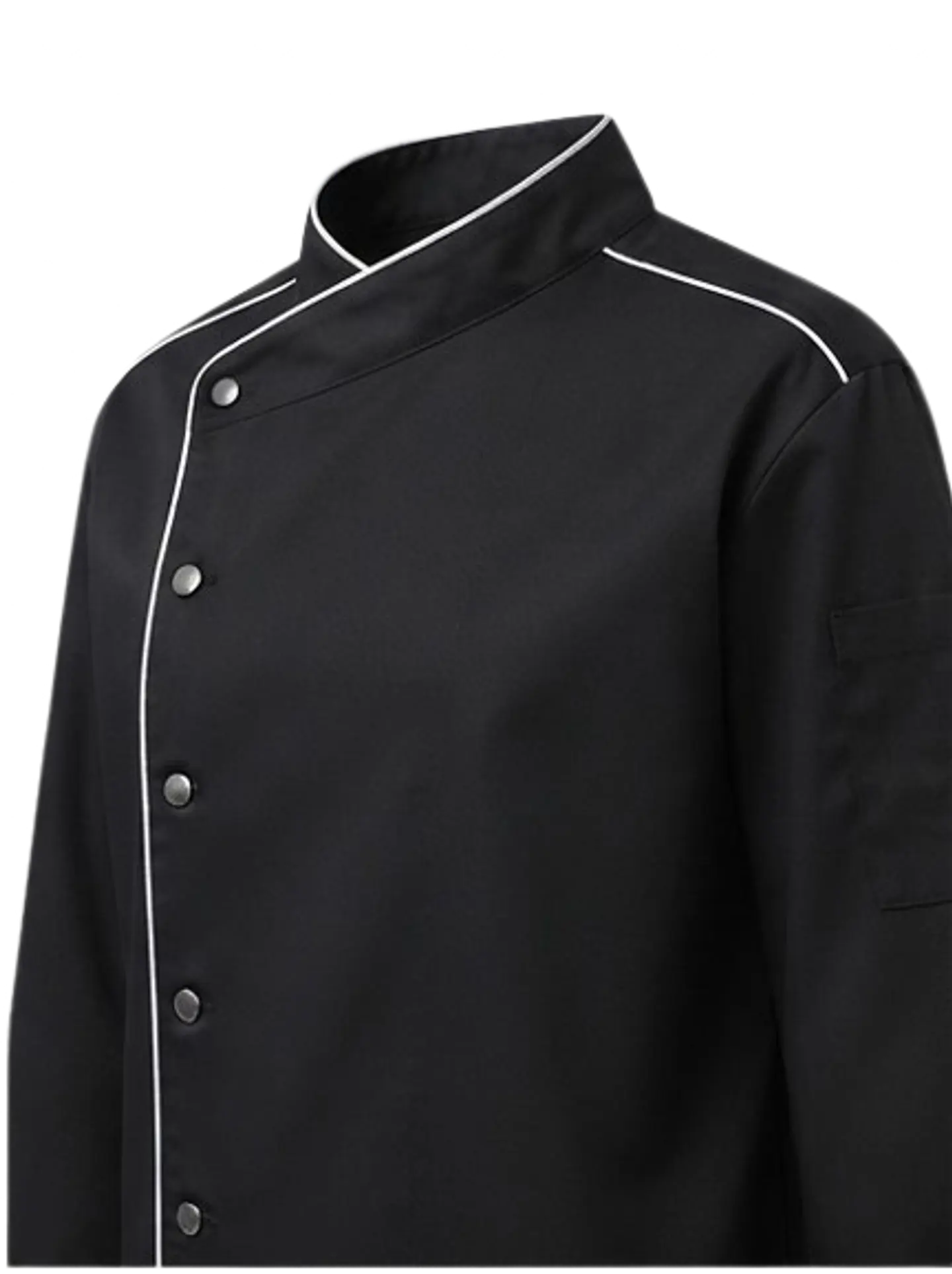 CHAQUETA CHEF GABARDINA CON VIVO 1