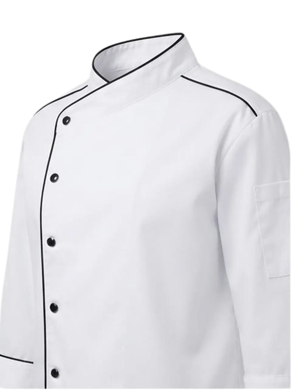 CHAQUETA CHEF GABARDINA CON VIVO 2