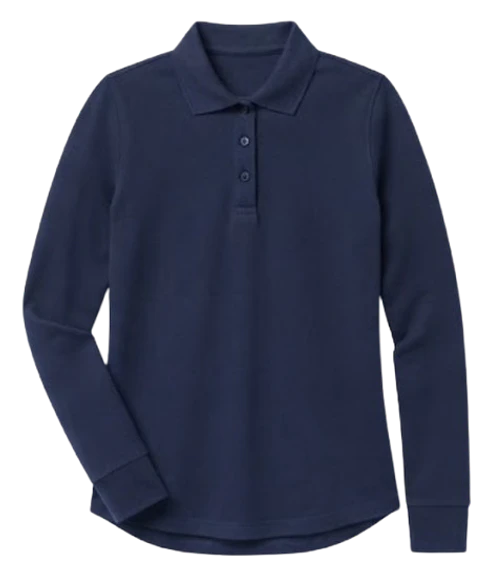POLERA PIQUE DAMA MANGA LARGA 