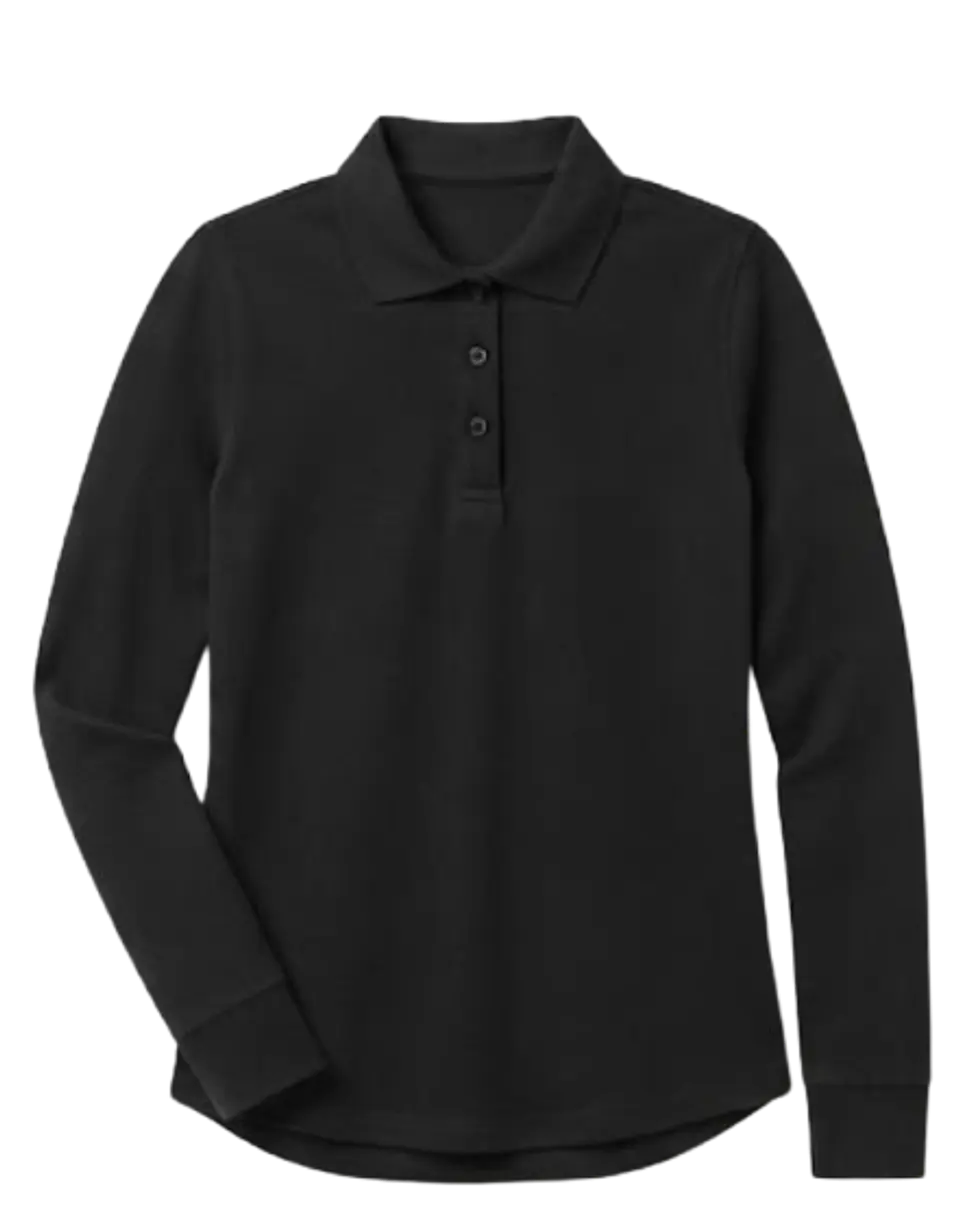 POLERA PIQUE DAMA MANGA LARGA  2