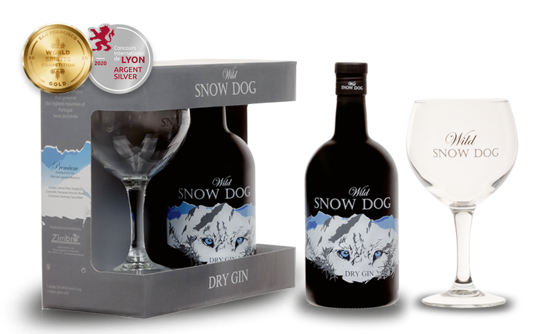 Gin Wild Snow Dog - Dry Gin - C/Copo