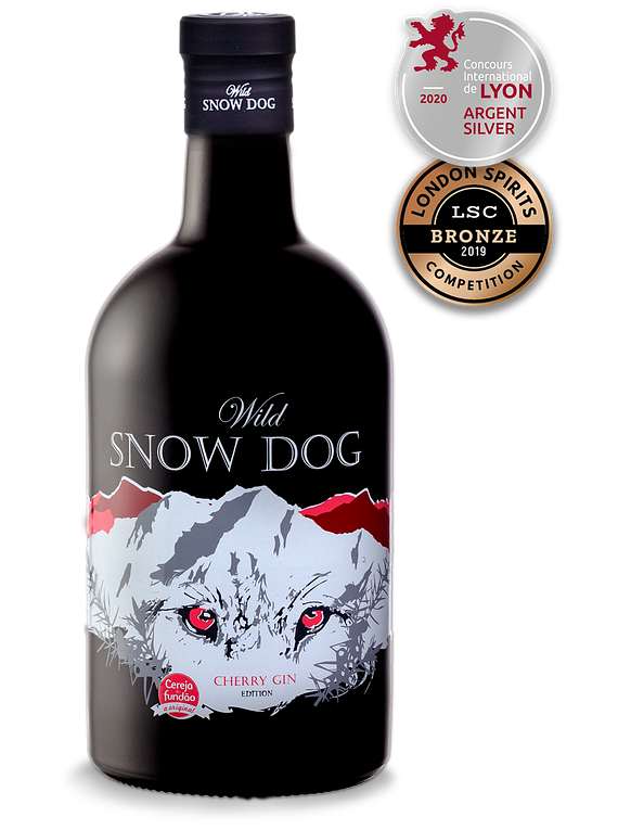 Gin Wild Snow Dog Cherry - C/Copo