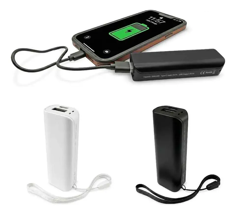 Pila Recargable Byte 2200mah Plástica Incluye Cable Tipo C 1
