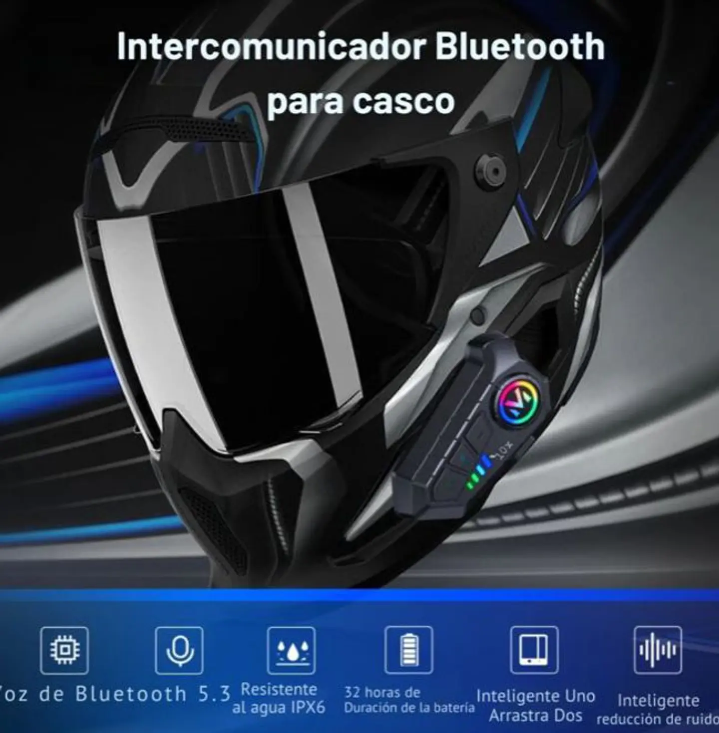 Intercomunicador Y10x2 Moto Bluetooth 3
