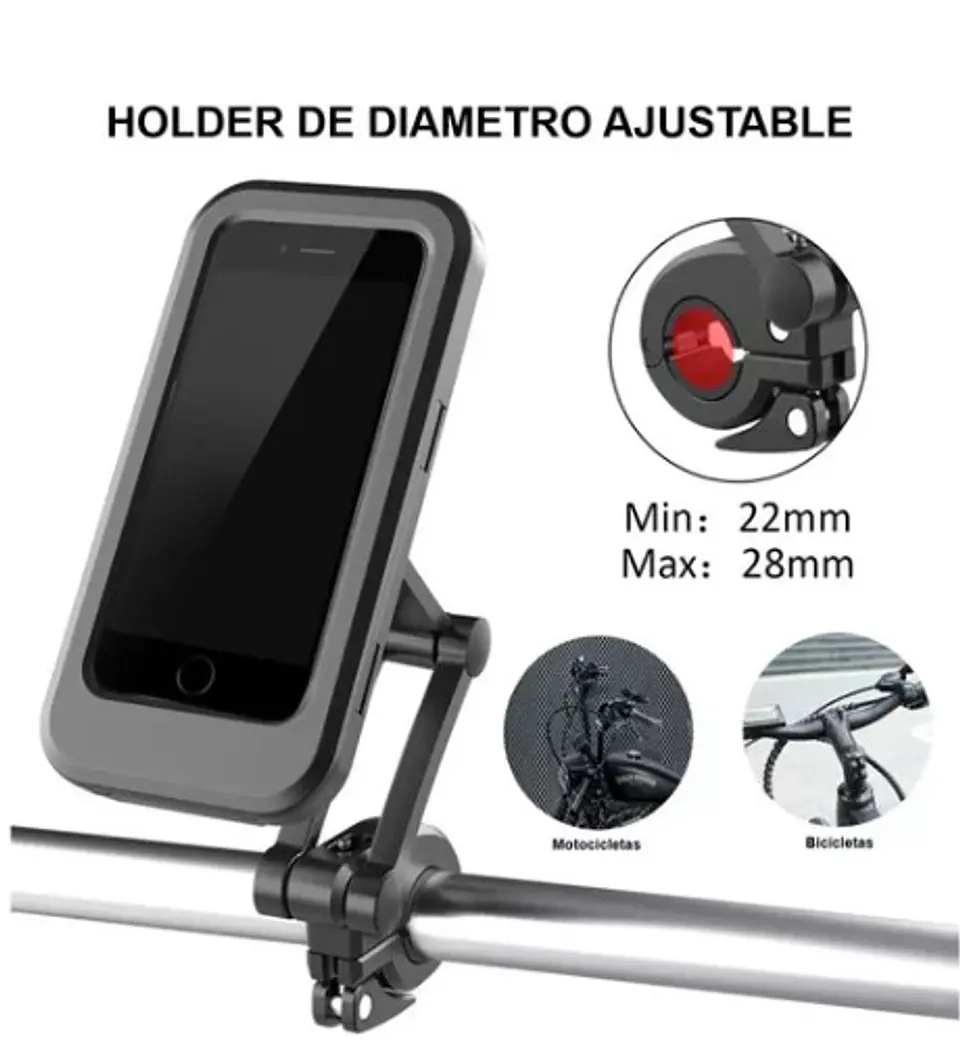 Holder Para Moto Soporte Celular Tubo 3