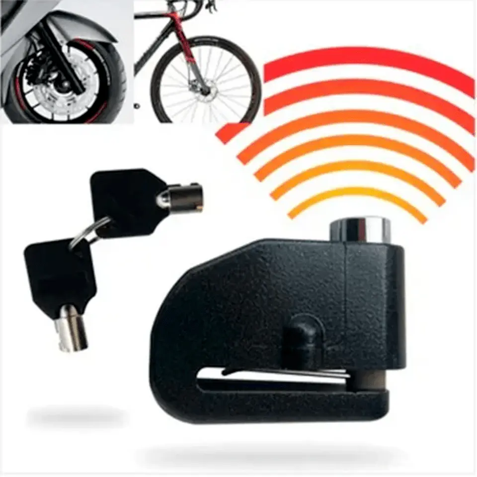Candado Para Disco De Moto Con Alarma De 1