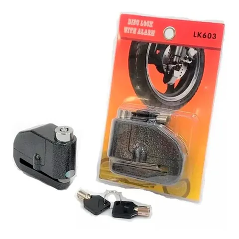 Candado Para Disco De Moto Con Alarma De