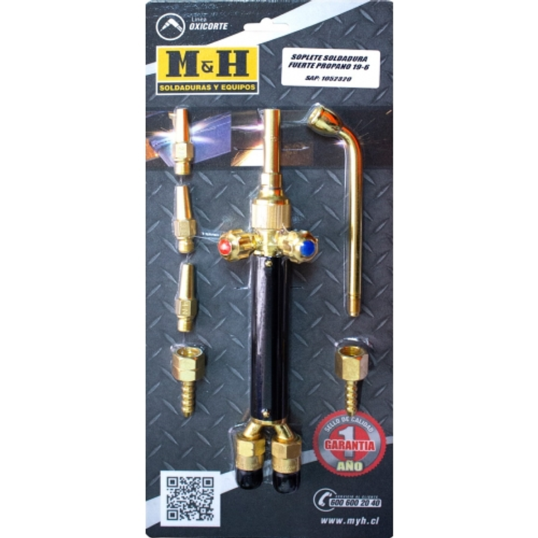 Soplete Soldadura Fuerte Propano 19-6 1