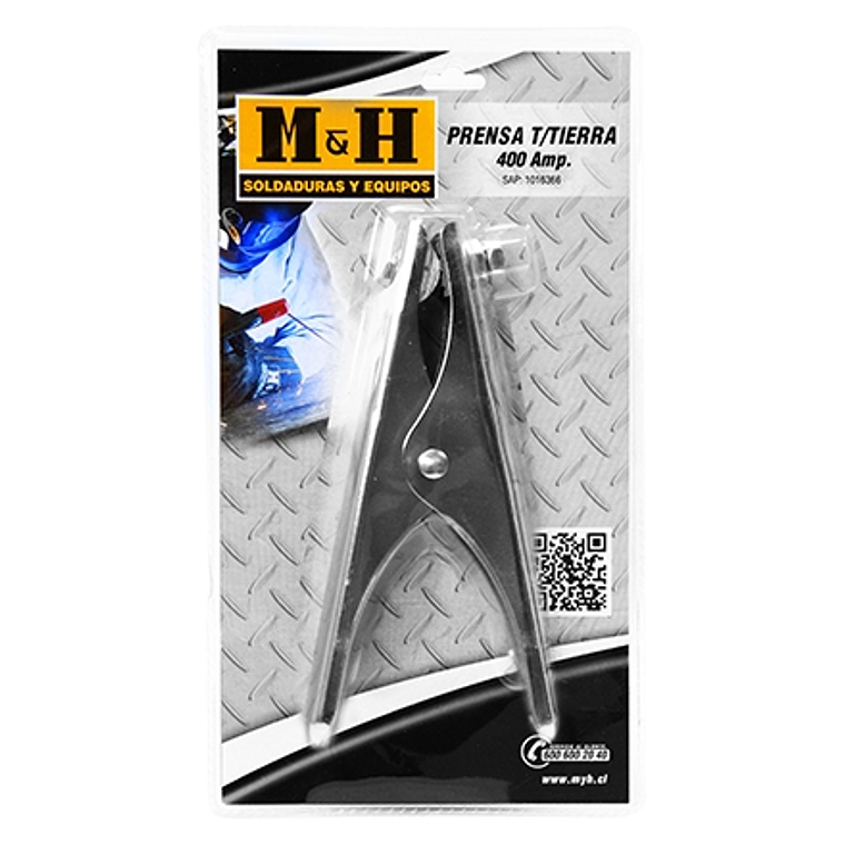 Prensa toma tierra 400 AMP - Blister 1