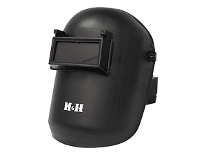 Máscara de soldar negra visor alzable 