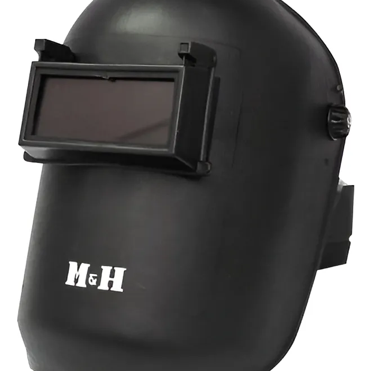 Máscara de soldar negra visor alzable  1