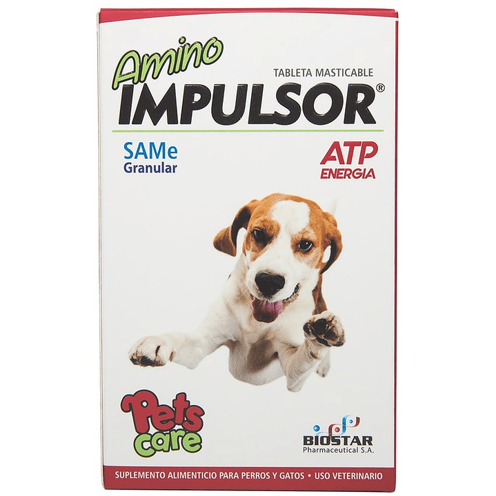 Amino Impulsor Complejo Vitaminico Oral Perros Gatos Tabletas