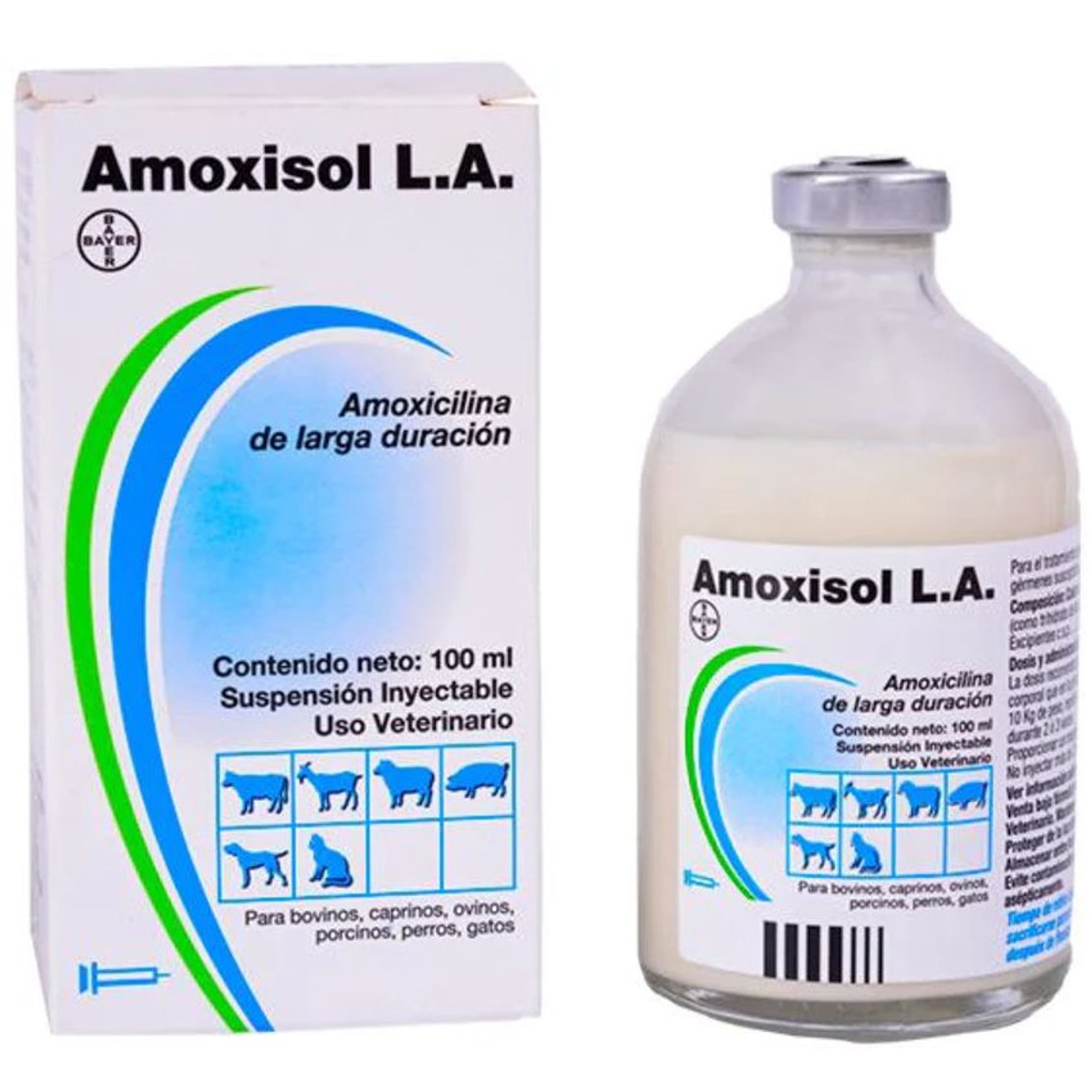 Amoxisol La Antimicrobiano Inyectable Bovinos 100Ml