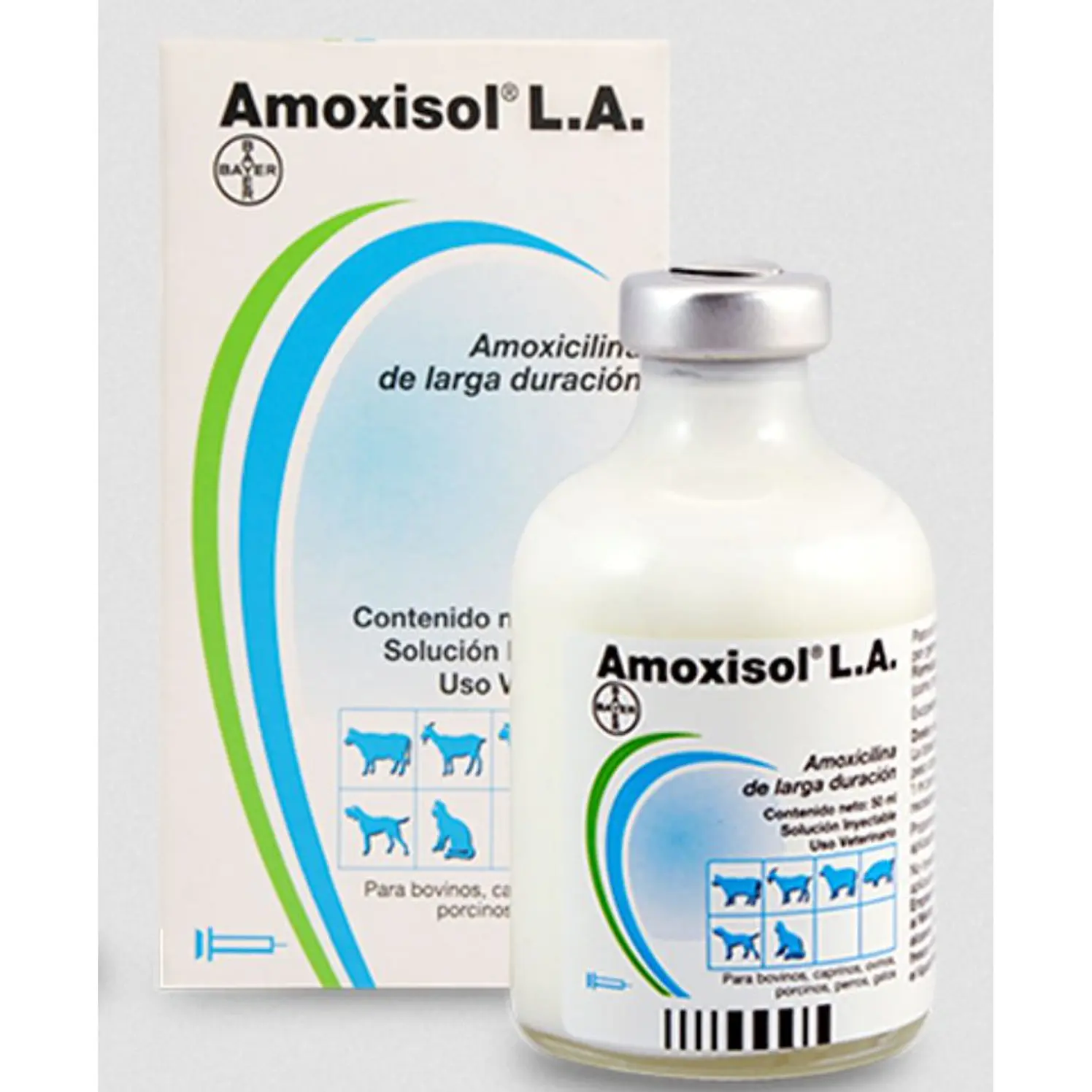 Amoxisol La Antimicrobiano Inyectable Bovinos 50Ml