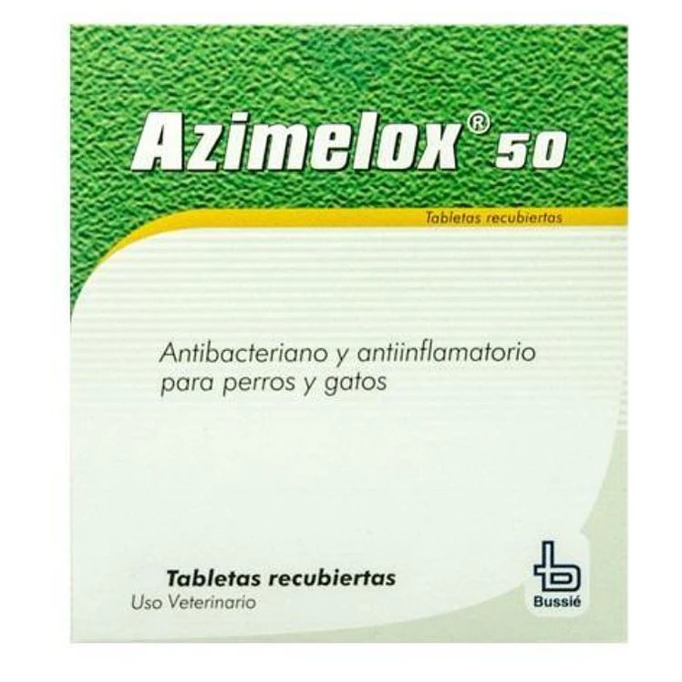 Azimelox 50Mg Antibiotico Perros Caja X 90Tab
