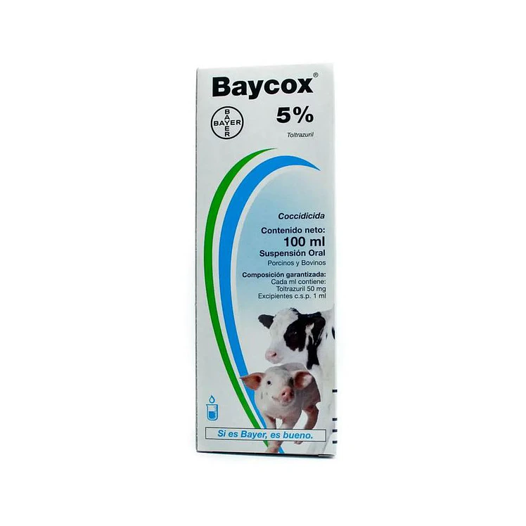 Baycox 5 Coccidiosis Bovinos Porcinos 100Ml