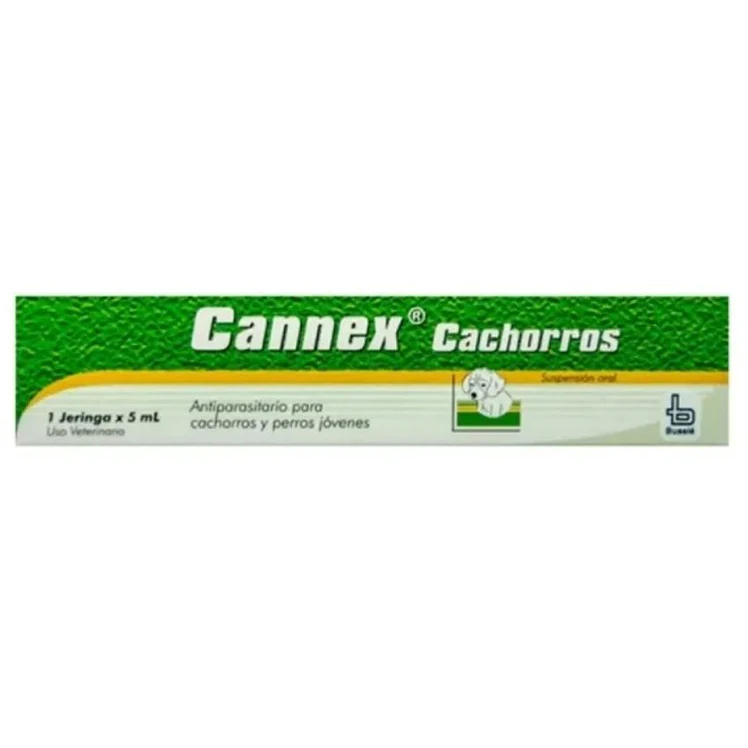 Cannex Antiparasitario Perros Cachorros Jeringa 5Ml