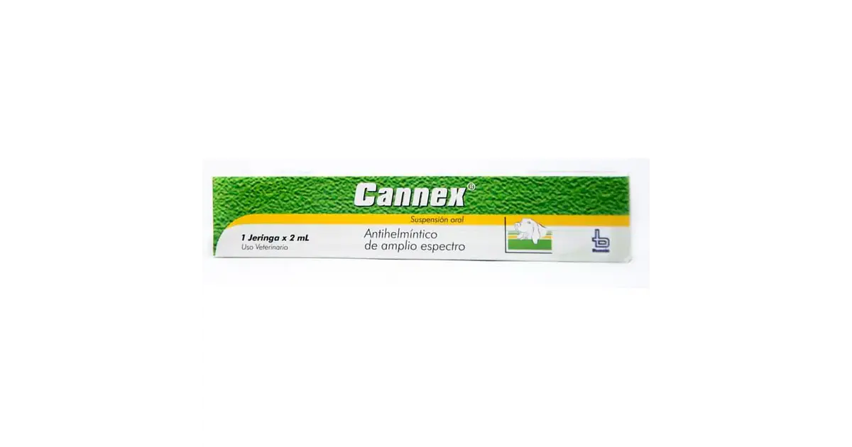 Cannex Antiparasitario Perros Jeringa 2Ml