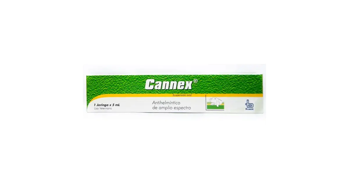 Cannex Antiparasitario Perros Jeringa 5Ml