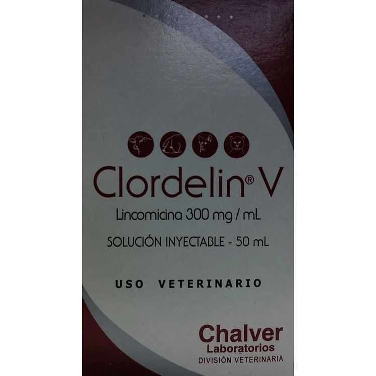 Clordelin Antimicrobiano Inyectable Perros 50Ml