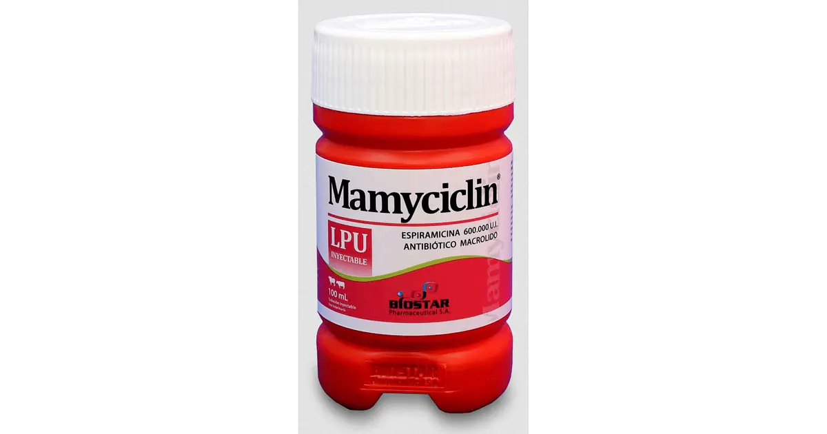 Mamyciclin Lpu Antibiotico Inyectable Bovinos 100Ml