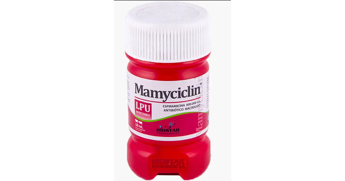 Mamyciclin Lpu Antibiotico Inyectable Bovinos 50Ml